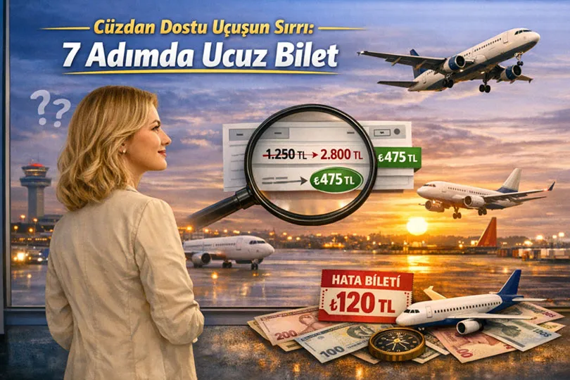 Cüzdan Dostu Uçuşun Sırrı: 7 Adımda Ucuz Bilet