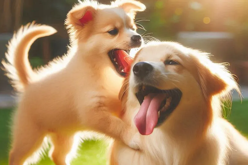 Köpekler Oyun Oynarken Neden Bazen Hafifçe Isırır? 1 Köpekler Oyun Oynarken Neden Bazen Hafifçe Isırır?