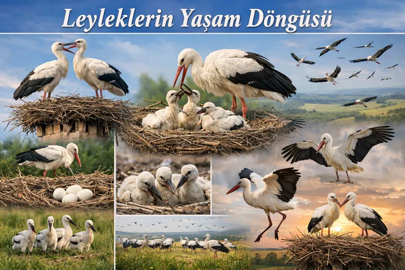 Leyleklerin Yaşam Döngüsünde Öne Çıkan 10 Aşama 1 Leyleklerin Yaşam Döngüsünde Öne Çıkan 10 Aşama