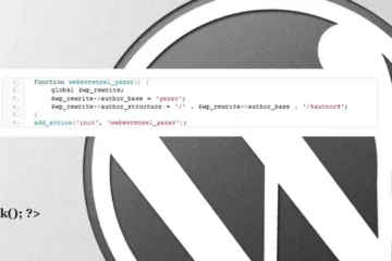 WordPress Genel Yazar URL’si Nasıl Değişir?